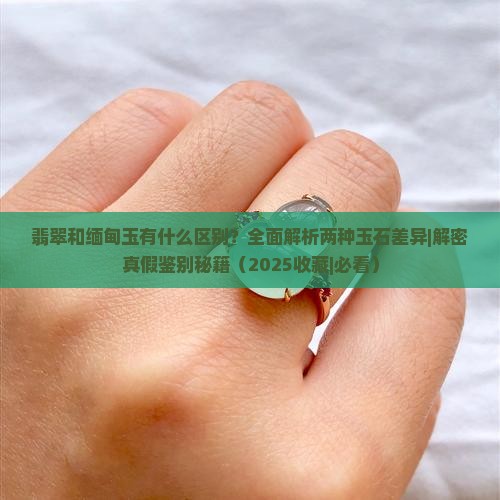 翡翠和缅甸玉有什么区别