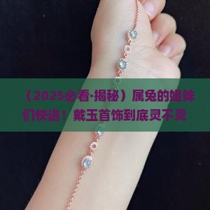 属兔适合戴玉首饰吗