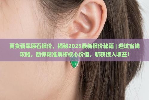 高货翡翠原石报价