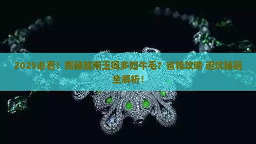 越南玉镯真的多吗值得买吗