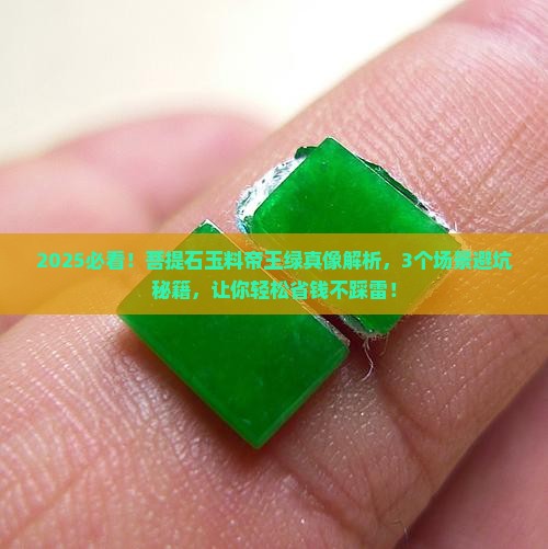 菩提石玉料帝王绿