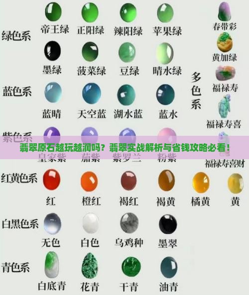 翡翠原石越玩越润吗