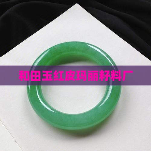 和田玛丽艳玉料厂