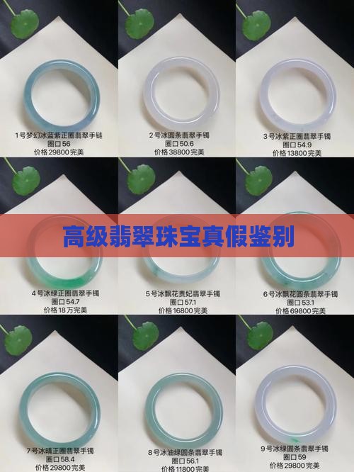 高级翡翠珠宝真假