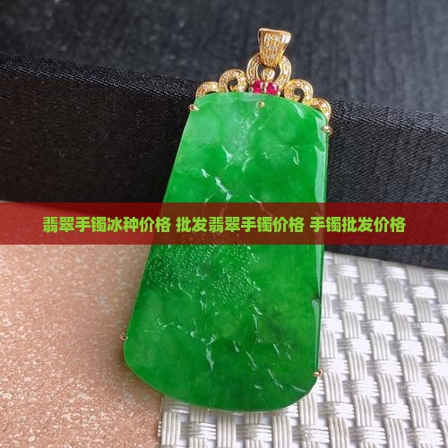 翡翠冰种玉手镯多少钱
