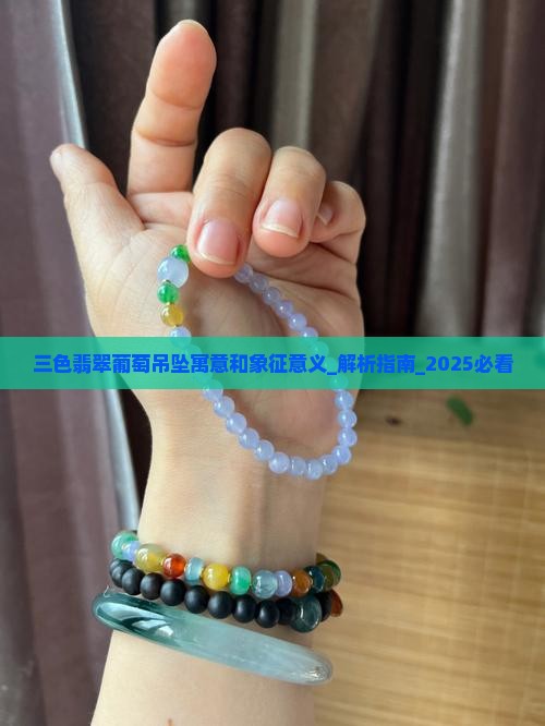三色翡翠葡萄吊坠寓意和象征意义