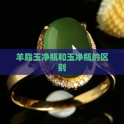 羊脂玉净瓶和玉净瓶的区别