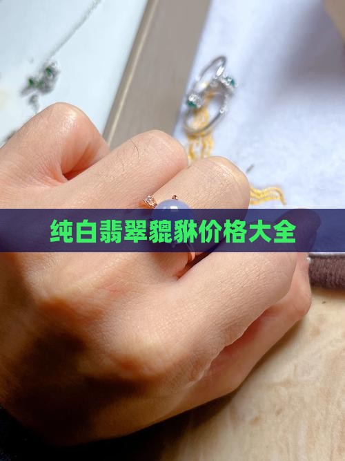 纯白翡翠貔貅