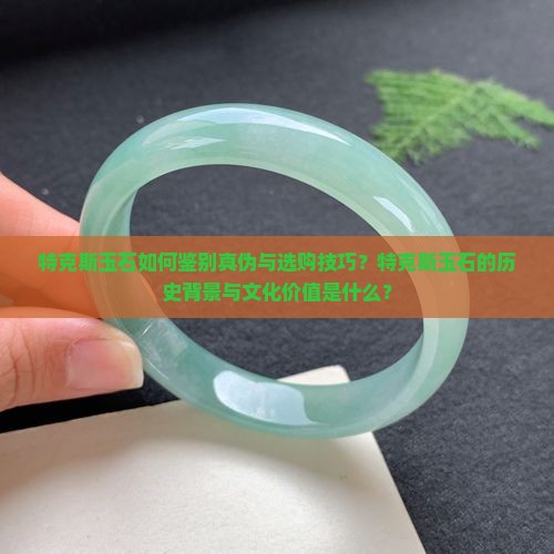 特克斯玉石如何鉴别真伪与选购技巧？特克斯玉石的历史背景与文化价值是什么？