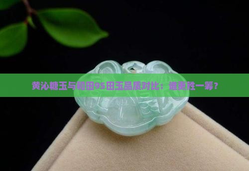 黄沁糖玉与和田95田玉品质对比：谁更胜一筹？