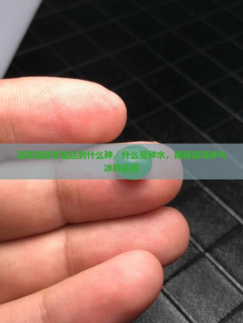 翡翠能透字能达到什么种，什么是种水，揭秘玻璃种与冰种差异