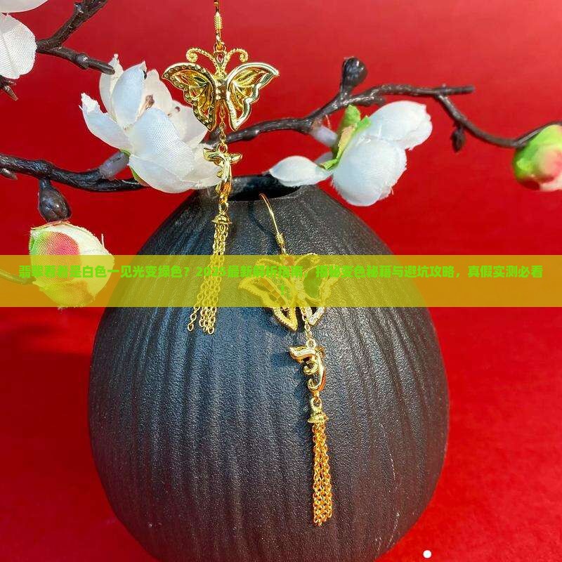 翡翠看着是白色一见光变绿色