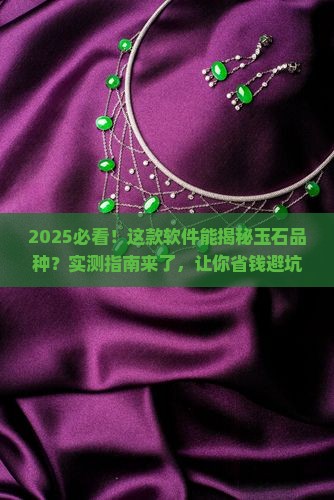 能识别玉石的品种的软件