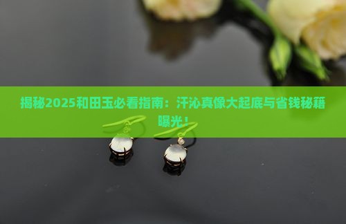 汗沁和田玉