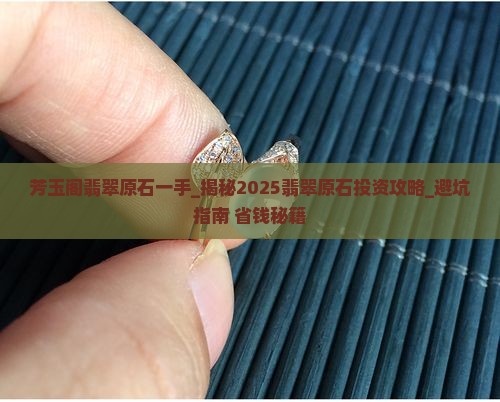 芳玉阁翡翠原石一手