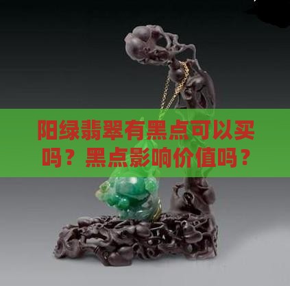 阳绿翡翠有黑点可以买吗