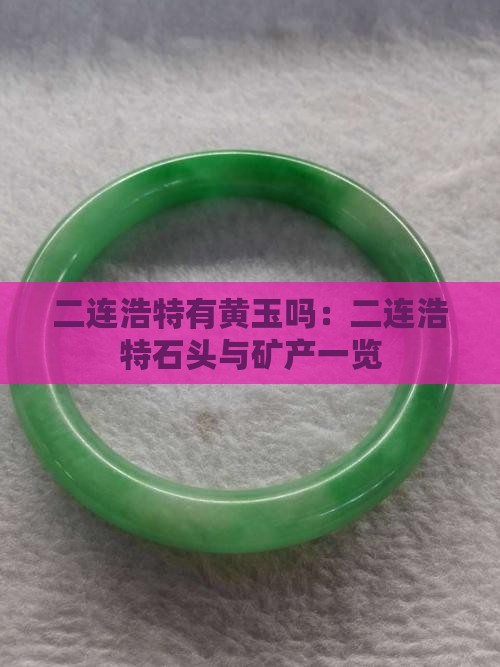二连浩特有黄玉吗：二连浩特石头与矿产一览