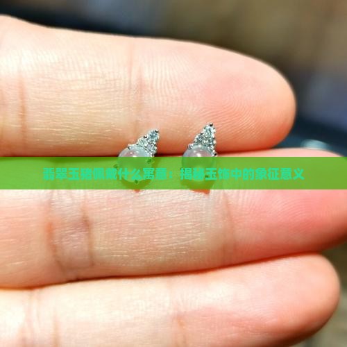 翡翠玉猪佩戴什么寓意：揭秘玉饰中的象征意义