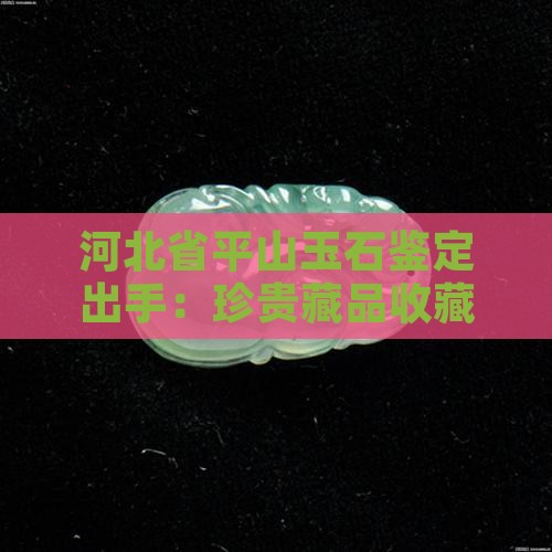 河北省平山玉石鉴定出手：珍贵藏品收藏指南