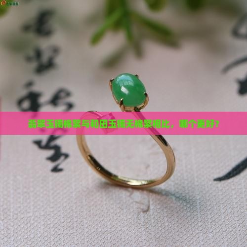 翡翠玉镯棉絮与和田玉镯无棉絮相比，哪个更好？