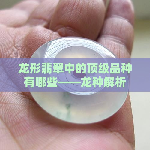 龙形翡翠有哪些品种