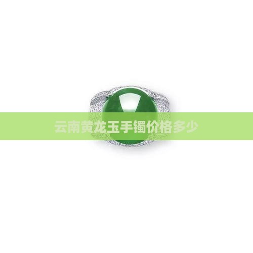 国玉黄龙玉手镯什么价