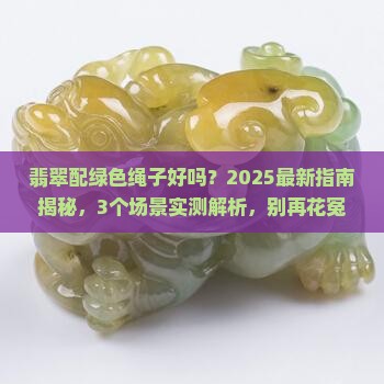 翡翠配绿色绳子好吗