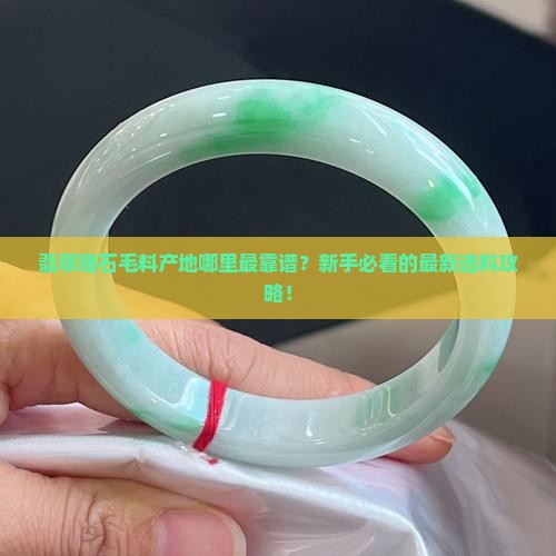 翡翠赌石毛料产地那里
