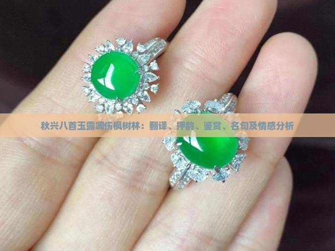 秋兴八首玉露凋伤枫树林