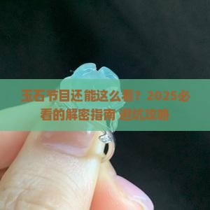 有趣的玉石节目