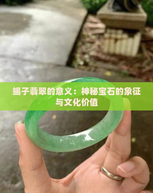 蝎子翡翠的意义