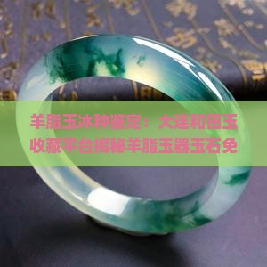 羊脂玉冰种鉴定：大连和田玉收藏平台揭秘羊脂玉器玉石免费藏品拍卖