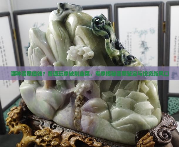 哪种翡翠值钱？普通玩家被割韭菜，专家揭秘翡翠鉴定与投资新风口