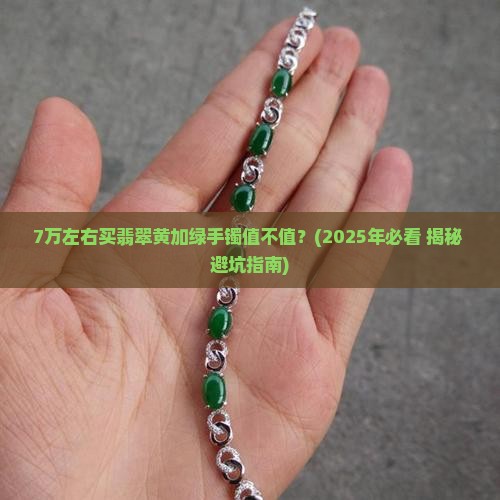 7万左翡翠黄加绿手镯