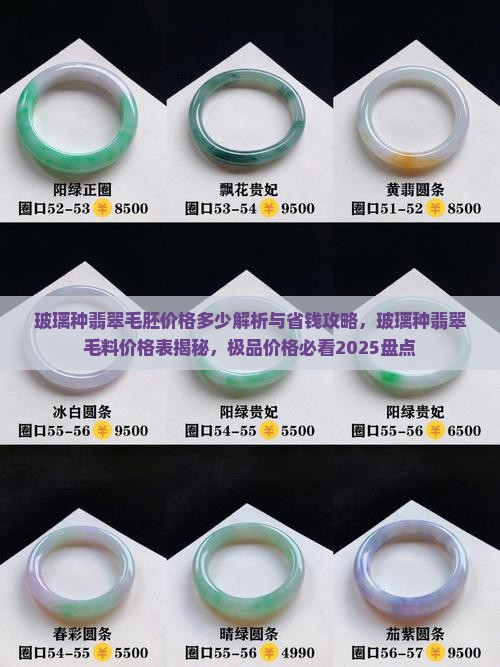 玻璃种翡翠毛胚价格多少