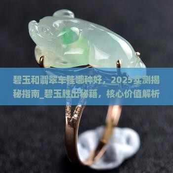 碧玉和翡翠车挂哪种好