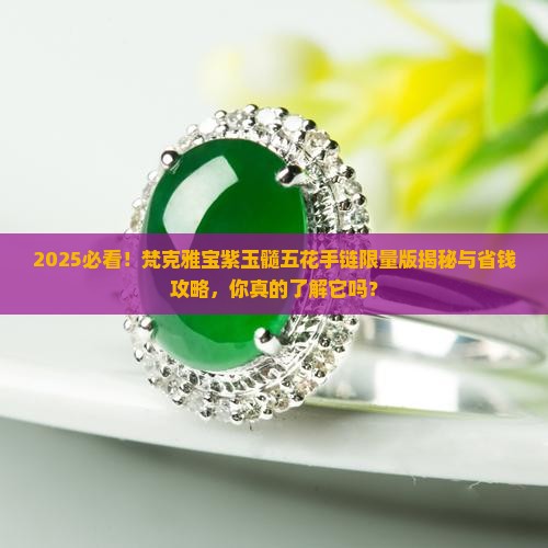 梵克雅宝紫玉髓五花手链限量版