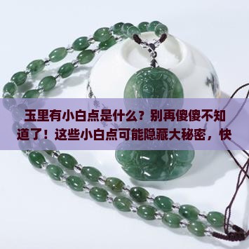 玉里有小白点是什么