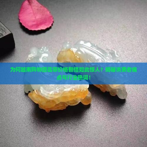 为何越南购物团翡翠价格翻倍如此惊人？揭秘消费者痛点与行业热词！