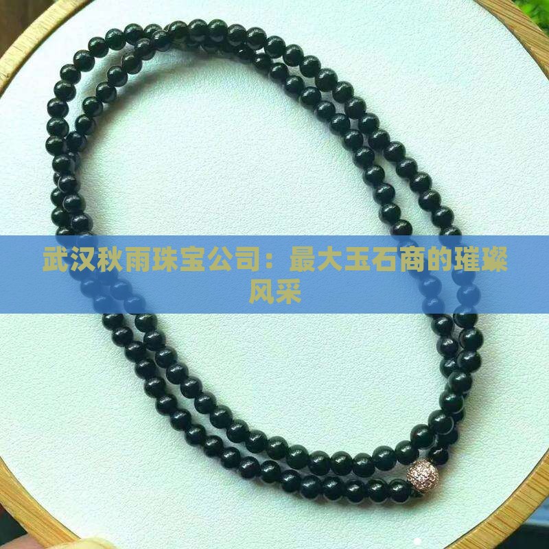武汉秋雨珠宝公司：最大玉石商的璀璨风采