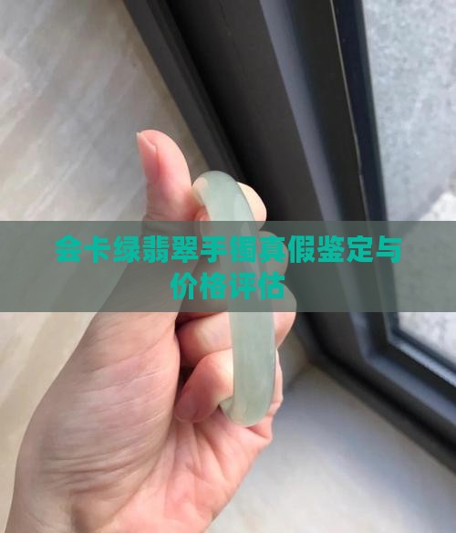 会卡绿翡翠手镯真假鉴定与价格评估