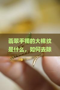 翡翠手镯的大棉纹