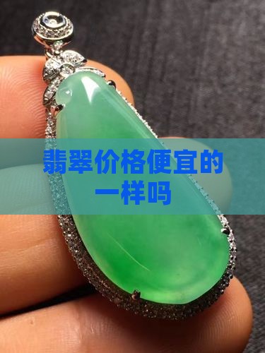 翡翠贵和便宜的价格一样吗 翡翠贵和便宜的价格一样吗