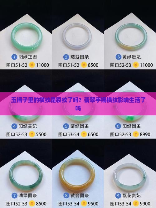 玉做镯子里有横纹是裂了吗