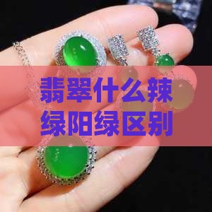 翡翠辣阳绿是什么意思