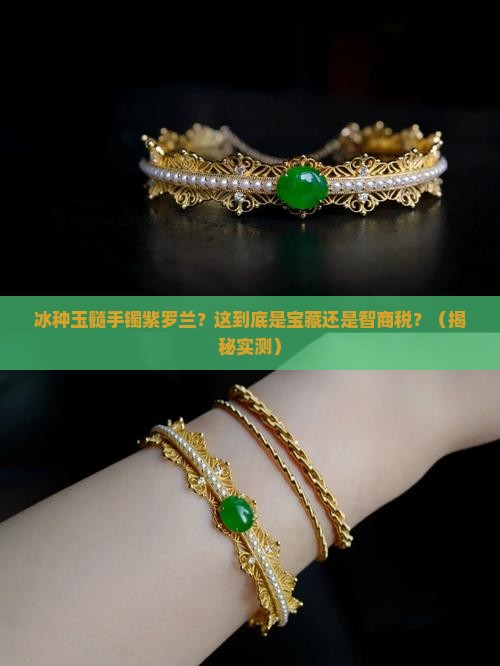 冰种玉髓手镯紫罗兰
