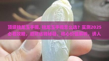 顶级独龙玉手镯 顶级独龙玉手镯