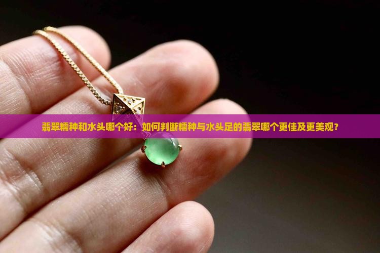翡翠糯种和水头哪个好：如何判断糯种与水头足的翡翠哪个更佳及更美观？