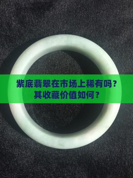 紫底翡翠在市场上稀有吗？其收藏价值如何？