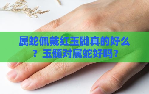 属蛇佩戴红玉髓真的好么？玉髓对属蛇好吗？
